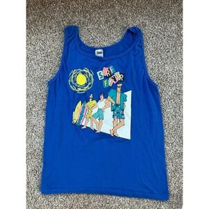 Vintage beach tank top surfing